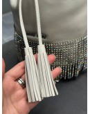 MIU MIU STARLIGHT CRYSTAL FRINGE BUCKET BAG WITH STRAP   