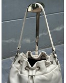 MIU MIU STARLIGHT CRYSTAL FRINGE BUCKET BAG WITH STRAP   