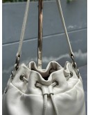 MIU MIU STARLIGHT CRYSTAL FRINGE BUCKET BAG WITH STRAP   