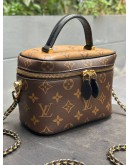 LOUIS VUITTON VANITY IN DUAL MONOGRAM CANVAS & GOLD HARDWARE