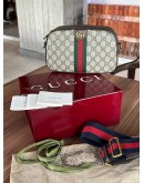 GUCCI GG SUPREME OPHIDIA CAMERA BAG