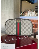 GUCCI GG SUPREME OPHIDIA CAMERA BAG
