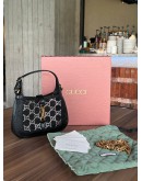 GUCCI JACKIE 1961 MINI LIZARD MESH GG CRYSTAL BAG