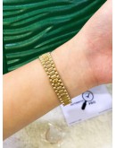 ROLEX LADY DATEJUST 18K 750 YELLOW GOLD DIAMOND BEZEL ROMAN WHITE DIAL REF 6927 26MM AUTOMATIC WATCH