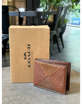 COACH BROWN MULTIPLE WALLET  