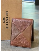 COACH BROWN MULTIPLE WALLET  