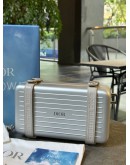 RIMOWA X CHRISTIAN DIOR ALUMINIUM PERSONAL CLUTCH ON STRAP CROSSBODY BAG