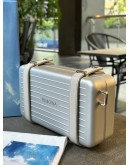 RIMOWA X CHRISTIAN DIOR ALUMINIUM PERSONAL CLUTCH ON STRAP CROSSBODY BAG