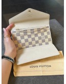 LOUIS VUITTON JOSEPHINE TRIFOLD LONG WALLET IN DAMIER AZUR