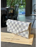 LOUIS VUITTON JOSEPHINE TRIFOLD LONG WALLET IN DAMIER AZUR