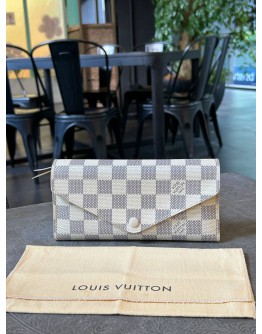 LOUIS VUITTON JOSEPHINE TRIFOLD LONG WALLET IN DAMIER AZUR