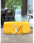 LOUIS VUITTON LONG CLUTCH PURSE IN YELLOW VERNIS