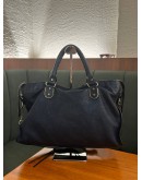 BALENCIAGA CLASSIC CITY AGED CALF LEATHER HANDBAG WITH SHOULDER STRAP