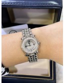 CHOPARD HAPPY SPORT DIAMOND BEZEL REF 27/8294-23 26MM QUARTZ WATCH