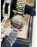 CHOPARD HAPPY SPORT DIAMOND BEZEL REF 27/8294-23 26MM QUARTZ WATCH