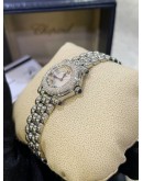 CHOPARD HAPPY SPORT DIAMOND BEZEL REF 27/8294-23 26MM QUARTZ WATCH
