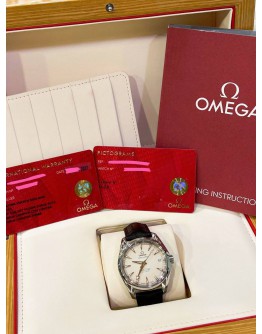 OMEGA SEAMASTER AQUA TERRA REF 231.13.39.21.02.003 WHITE DIAL 38.5MM AUTOMATIC WATCH