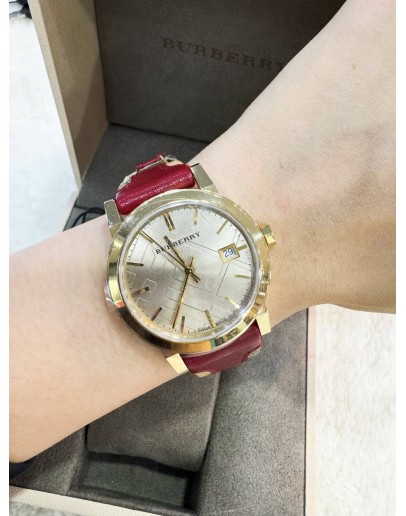 BURBERRY LADY THE CITY BU9111 HAYMARKET 34MM QUARTZ WATCH