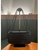 BALENCIAGA GOSSIP EMBOSSED CROCO LEATHER