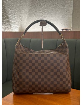 LOUIS VUITTON PORTOBELLO SHOULDER BAG IN DAMIER EBENE  
