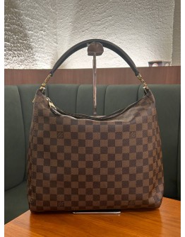 LOUIS VUITTON PORTOBELLO SHOULDER BAG IN DAMIER EBENE  