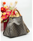 LOUIS VUITTON ARTSY MM SHOULDER BAG IN BROWN MONOGRAM CANVAS