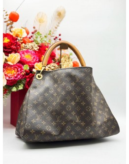 LOUIS VUITTON ARTSY MM SHOULDER BAG IN BROWN MONOGRAM CANVAS