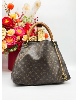 LOUIS VUITTON ARTSY MM SHOULDER BAG IN BROWN MONOGRAM CANVAS