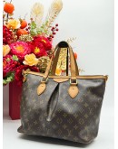 LOUIS VUITTON PALERMO MM SHOULDER BAG IN BROWN MONOGRAM CANVAS