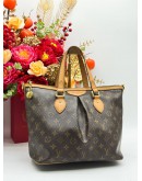 LOUIS VUITTON PALERMO MM SHOULDER BAG IN BROWN MONOGRAM CANVAS