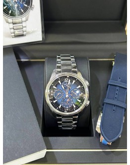 JLC JAEGER-LECOULTRE POLARIS PERPETUAL CALENDAR REF Q9088180 MOON FACE GRADIENT BLUE DIAL 42MM AUTOMATIC WATCH