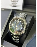 JLC JAEGER-LECOULTRE POLARIS PERPETUAL CALENDAR REF Q9088180 MOON FACE GRADIENT BLUE DIAL 42MM AUTOMATIC WATCH