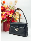LOUIS VUITTON BAGATELLE PM SHOULDER BAG IN BLACK EPI LEATHER & CALFSKIN LEATHER