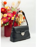 LOUIS VUITTON BAGATELLE PM SHOULDER BAG IN BLACK EPI LEATHER & CALFSKIN LEATHER