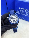 OMEGA X SWATCH BIOCERAMIC MOONSWATCH MISSON TO THE SUPER BLUE MOONPHASE