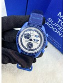 OMEGA X SWATCH BIOCERAMIC MOONSWATCH MISSON TO THE SUPER BLUE MOONPHASE