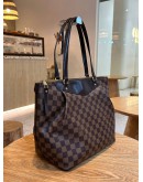 LOUIS VUITTON WESTMINSTER SHOULDER BAG IN DAMIER EBENE CANVAS