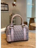 FENDI ZUCCHINO CANVAS MINI BOSTON BAG