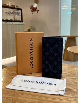 LOUIS VUITTON LONG WALLET IN MONOGRAM ECLIPSE CANVAS