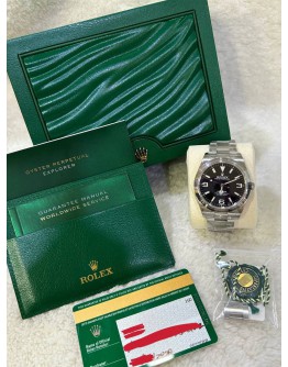 ROLEX EXPLORER I REF 214270 BLACK DIAL 39MM AUTOMATIC WATCH
