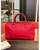LOEWE AMAZONA HANDLE HANDBAG IN RED CHILLI