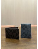 COACH ID INSERT HOLDER IN PEBBLE LEATHER 