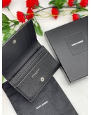 (BRAND NEW) YSL SAINT LAURENT GRAINED CALF LEATHER CARD HOLDER 