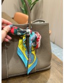 HERMÈS GARDEN PARTY 30 IN ETOUPE GRAINED NEGONDA LEATHER 