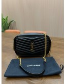 YVES SAINT LAURENT THE SAINT LAURENT LOU QUILTED LEATHER CHAIN BAG 