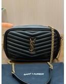 YVES SAINT LAURENT THE SAINT LAURENT LOU QUILTED LEATHER CHAIN BAG 