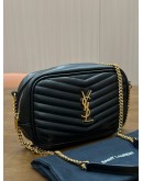 YVES SAINT LAURENT THE SAINT LAURENT LOU QUILTED LEATHER CHAIN BAG 